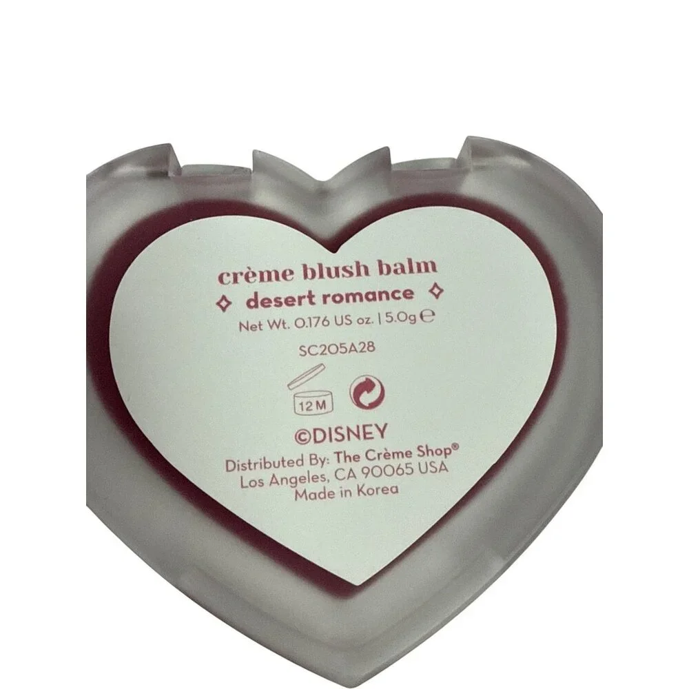 Creme Shop X Disney Blush Balm Desert Romance Princess Jasmine NIB Compact